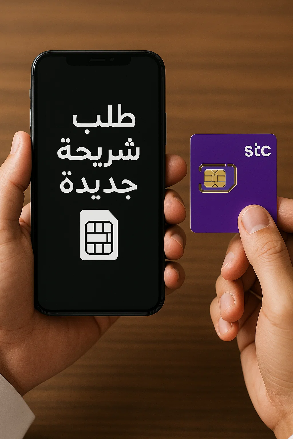 طلب شريحة جديدة STC