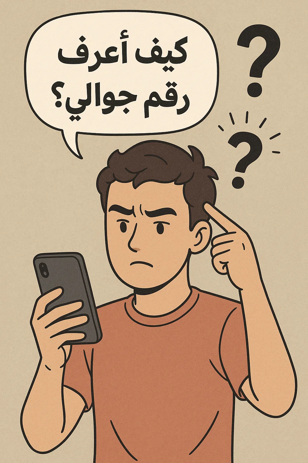كيف اعرف رقم جوالي